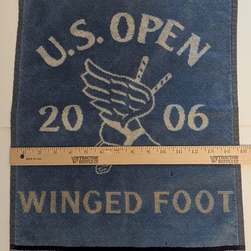 106th U.S. Open 2006 Winged Foot Commemorative Towel Cotton Made in Belgium